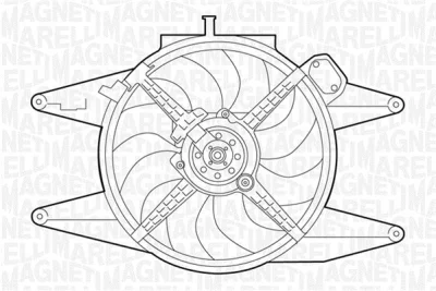 069422042010 MAGNETI MARELLI Вентилятор, охлаждение двигателя