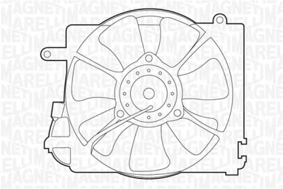 069422294010 MAGNETI MARELLI Вентилятор, охлаждение двигателя