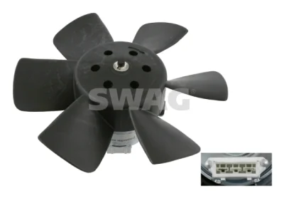 30 90 6989 SWAG Вентилятор, охлаждение двигателя