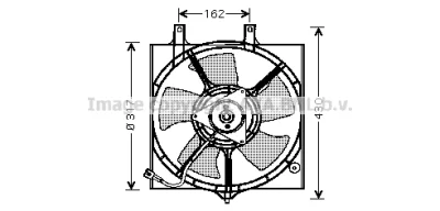 Вентилятор, охлаждение двигателя AVA DN7510