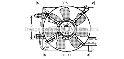 Вентилятор, охлаждение двигателя AVA DW7505