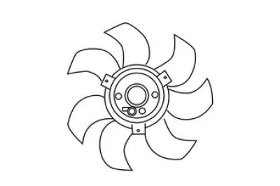 351303 WXQP Вентилятор, охлаждение двигателя