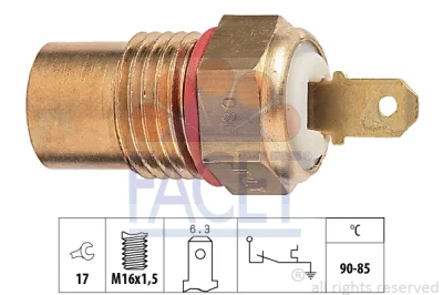 Термовыключатель, вентилятор радиатора FACET 7.5258