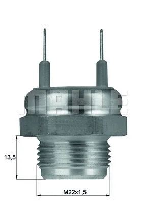 TSW 7D KNECHT/MAHLE Термовыключатель, вентилятор радиатора