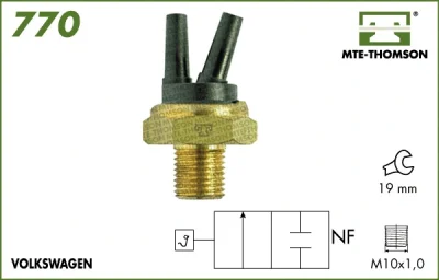 770.46/58 MTE-THOMSON Термовыключатель, вентилятор радиатора