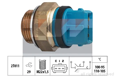 550672 KW Термовыключатель, вентилятор радиатора