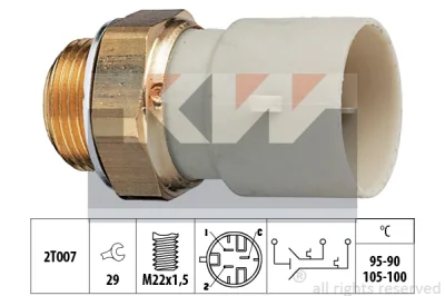 550688 KW Термовыключатель, вентилятор радиатора