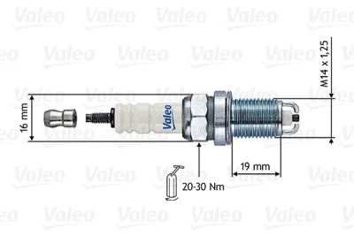 246852 VALEO Свеча зажигания