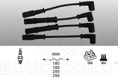 8113 BOUGICORD Высоковольтные провода (комплект проводов зажигания)