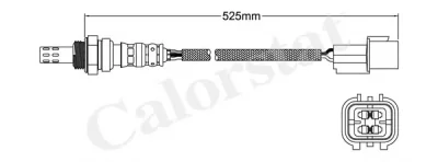 LS140545 VERNET-CALORSTAT Лямбда-зонд