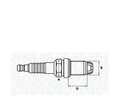 062000783304 MAGNETI MARELLI Свеча зажигания