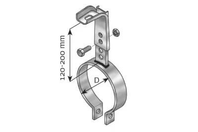 98060 DINEX Крепление / кронштейн трубы выхлопных газов