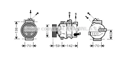 AIK270 AVA Компрессор кондиционера