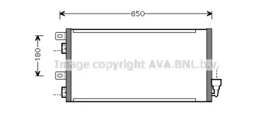 BWA5256 AVA Радиатор кондиционера