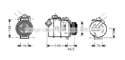 BWK309 AVA Компрессор кондиционера