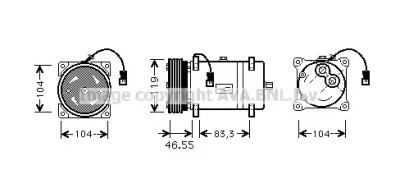 CNK161 AVA Компрессор кондиционера