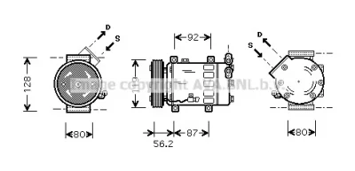 CNK214 AVA Компрессор кондиционера