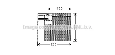 DNV257 AVA Испаритель кондиционера