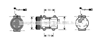 FDK282 AVA Компрессор кондиционера