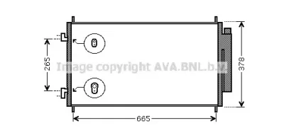 HD5214 AVA Радиатор кондиционера