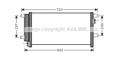 IVA5089 AVA Радиатор кондиционера