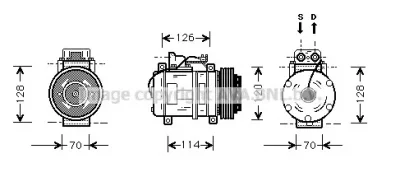 MSK274 AVA Компрессор кондиционера