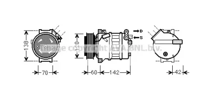 OLK543 AVA Компрессор кондиционера