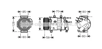 PEK324 AVA Компрессор кондиционера