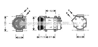 RTK281 AVA Компрессор кондиционера