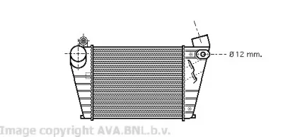 VW4200 AVA Интеркулер (радиатор интеркулера)