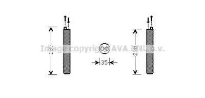 Осушитель кондиционера AVA VWD297