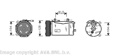 VWK164 AVA Компрессор кондиционера