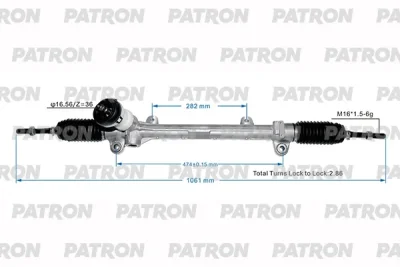 Рулевой механизм PATRON PSG1044