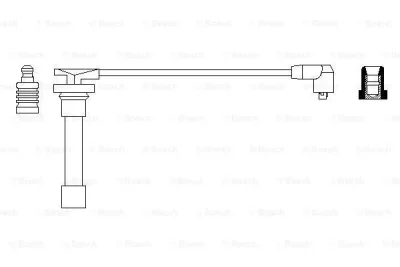 Провод зажигания BOSCH 0 986 356 174