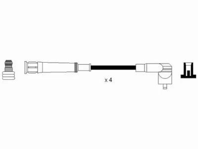 Комплект проводов зажигания NGK 0643