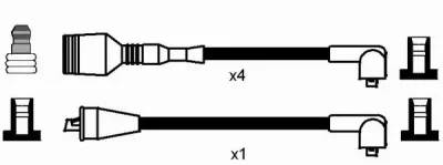 Комплект проводов зажигания NGK 8230