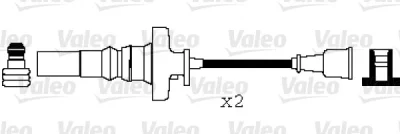 346080 VALEO Комплект проводов зажигания