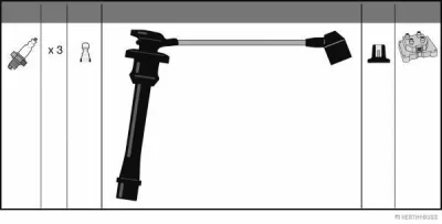 J5382061 HERTH+BUSS Комплект проводов зажигания
