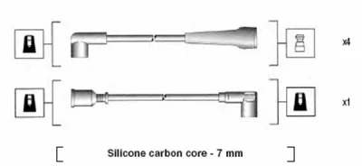 941295070856 MAGNETI MARELLI Комплект проводов зажигания