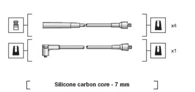 Комплект проводов зажигания MAGNETI MARELLI 941318111249