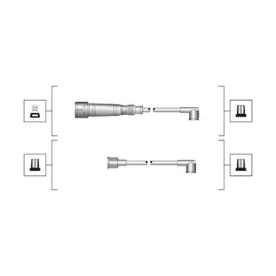 Комплект проводов зажигания MAGNETI MARELLI 941319170003