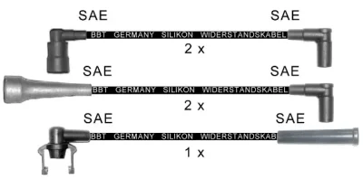 ZK1580 BBT Комплект проводов зажигания
