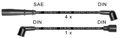 ZK1892 BBT Комплект проводов зажигания