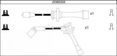 J5380309 NIPPARTS Комплект проводов зажигания