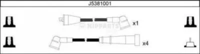 J5381001 NIPPARTS Комплект проводов зажигания