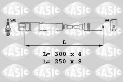 9286023 SASIC Комплект проводов зажигания