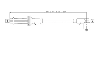48008z KLAXCAR FRANCE Комплект проводов зажигания