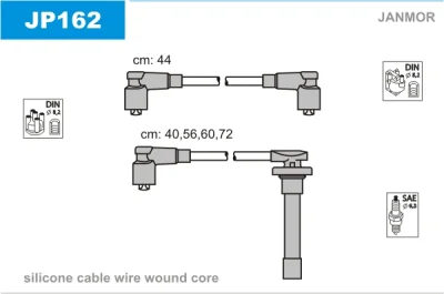 JP162 JANMOR Комплект проводов зажигания