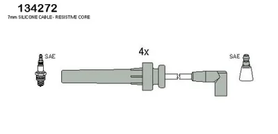 134272 HITACHI/HUCO Комплект проводов зажигания