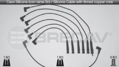 04.521 BRECAV Комплект проводов зажигания